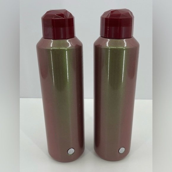 Starbucks Iridescent Glitter Water Bottle Cup Stainless Tumbler Jeweled Top 2022 - Picture 13 of 16